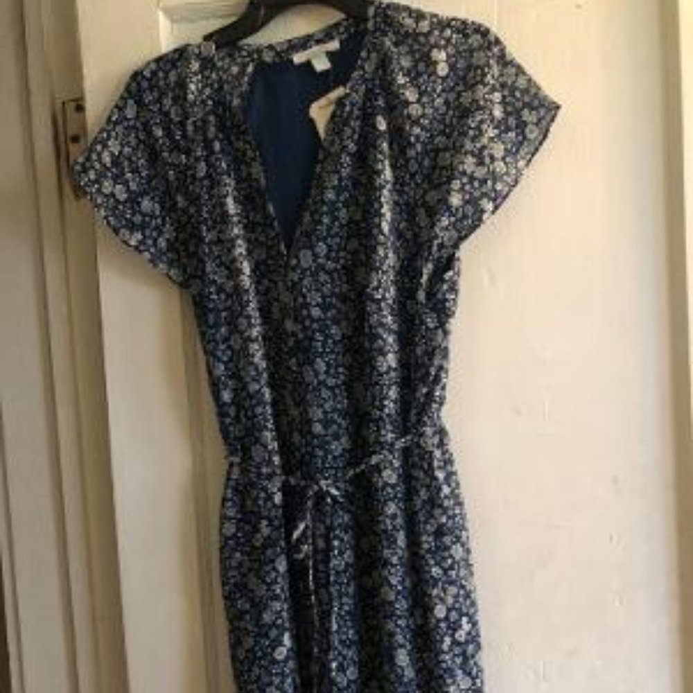 New York & Company Floral Sheer Dress Size 14